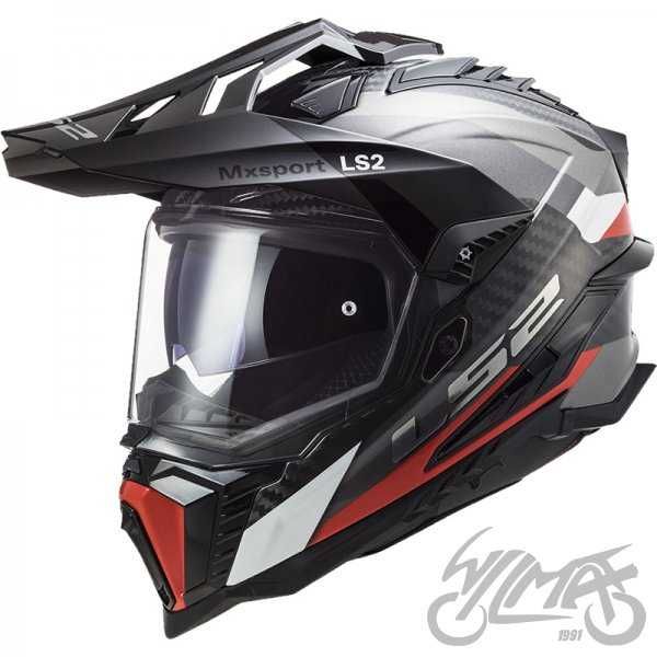 MX701 C EXPLORER FRONTIER Titan red roz. L + Pinlock w cenie ! CARBON