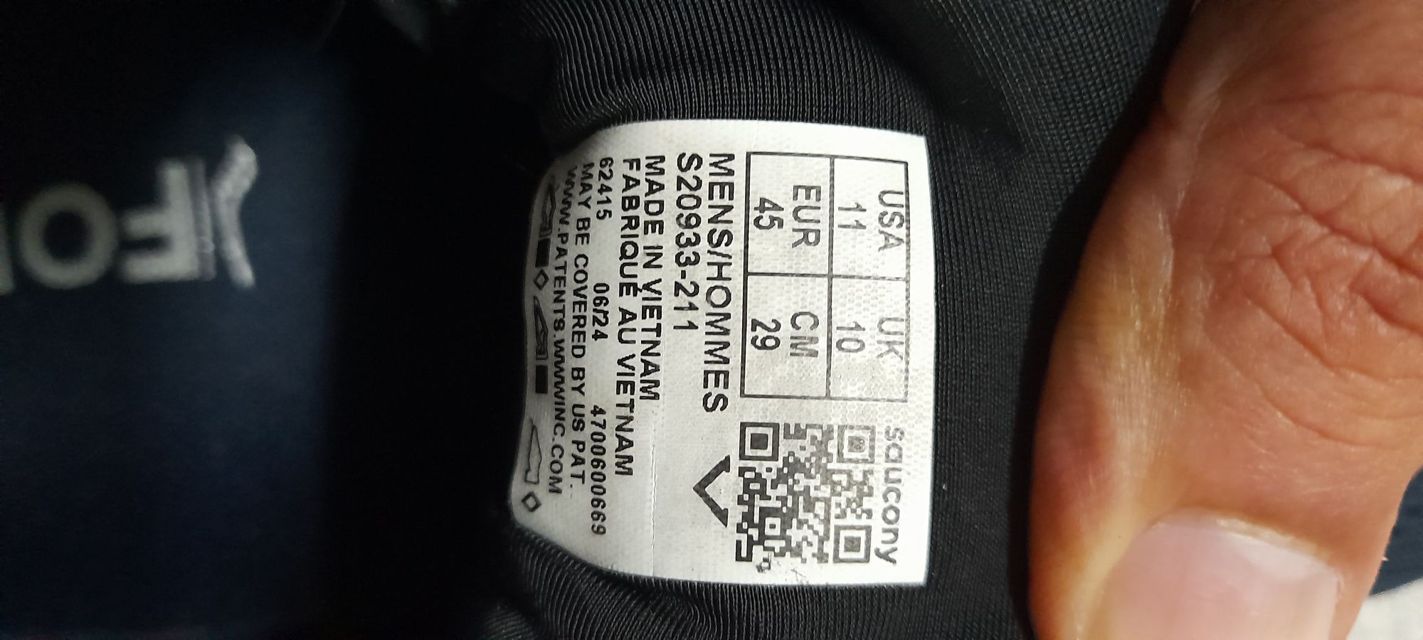 Tenis Saucony Hurricane 24