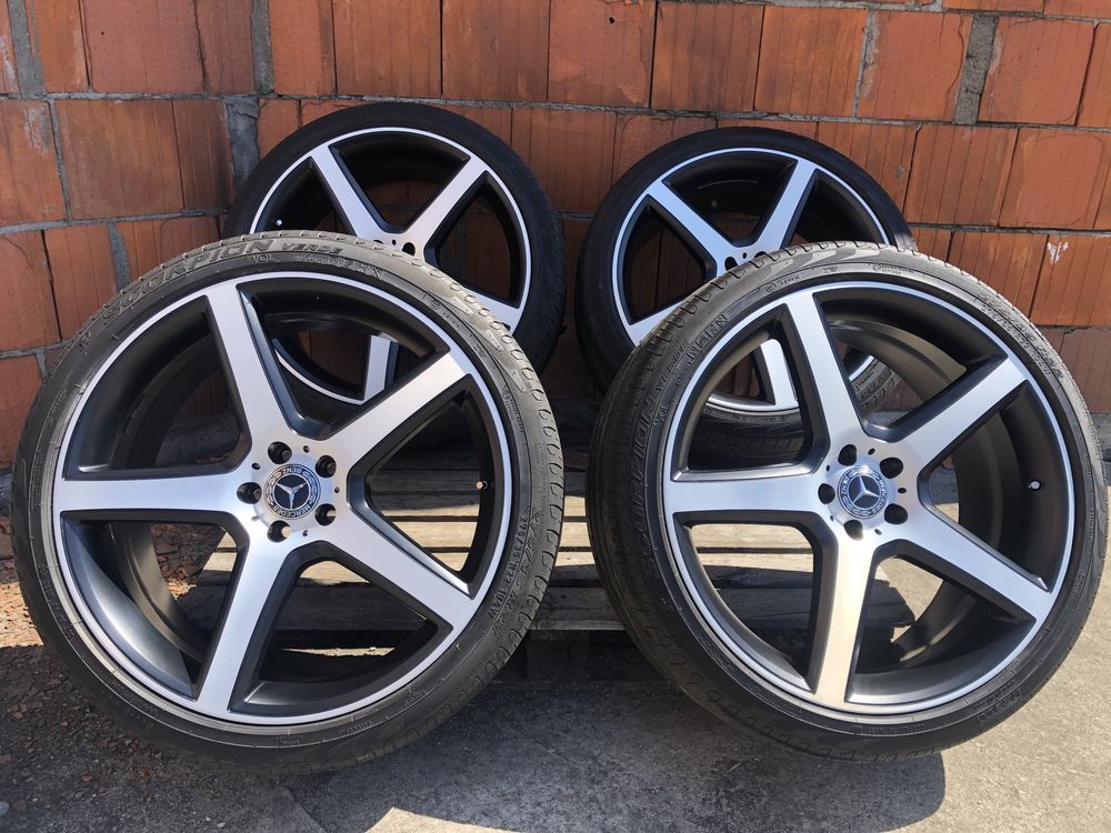 + koła, felgi z oponami 22 cale do Mercedes ML GLC GLE GLK 5x112 Radom