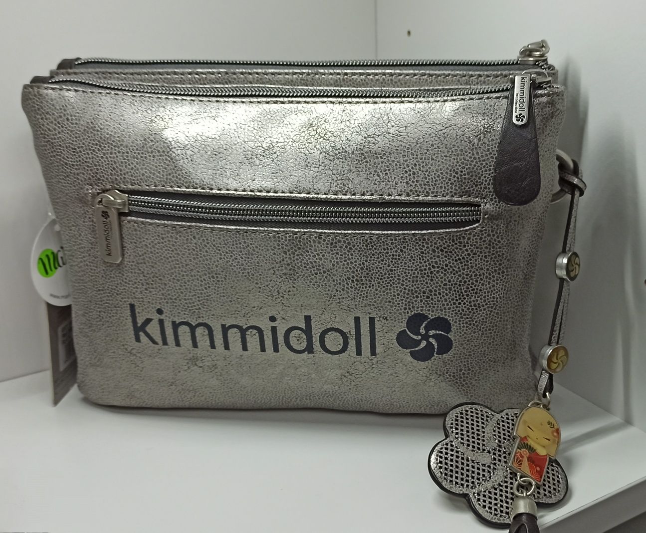 Bolsa / Mala / Carteira - Prateada - Kimmidoll -Nova-C/ Etiqueta