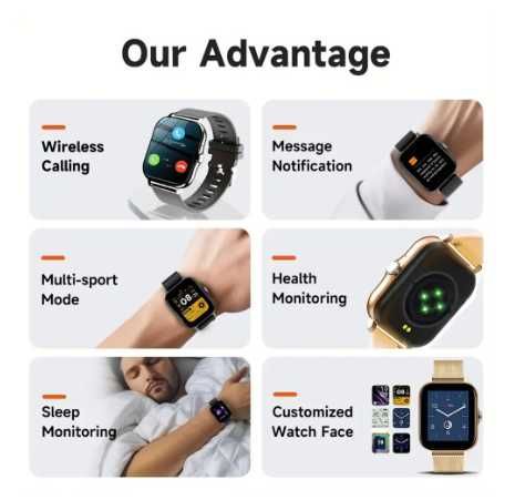 Розумний годинник Smart Watch ,  Full Touch