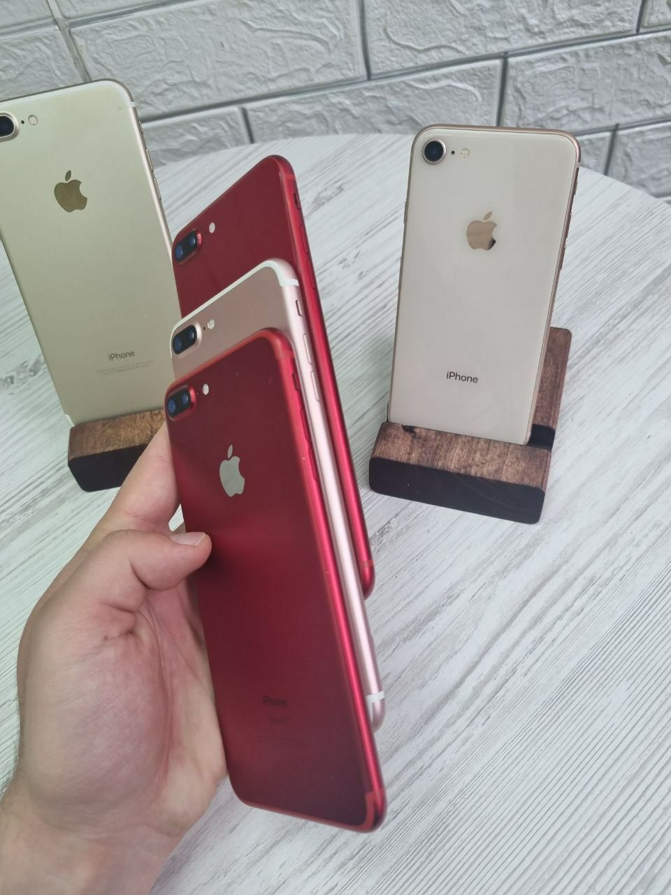 Apple iphone 7+ 8+ red gold rose 32/64/128 gb neverlock 7 + plus 128