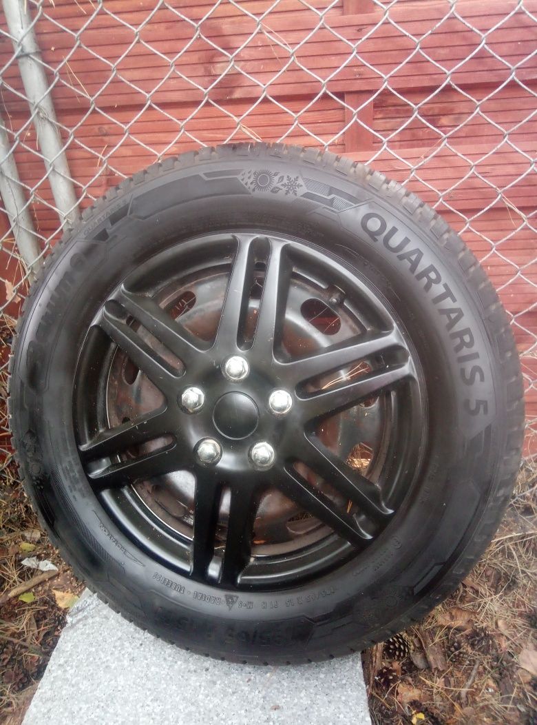 Koła 5x100 VW Skoda Audi Felgi 16 Opony Barum Quantaris 5 jak nowe.