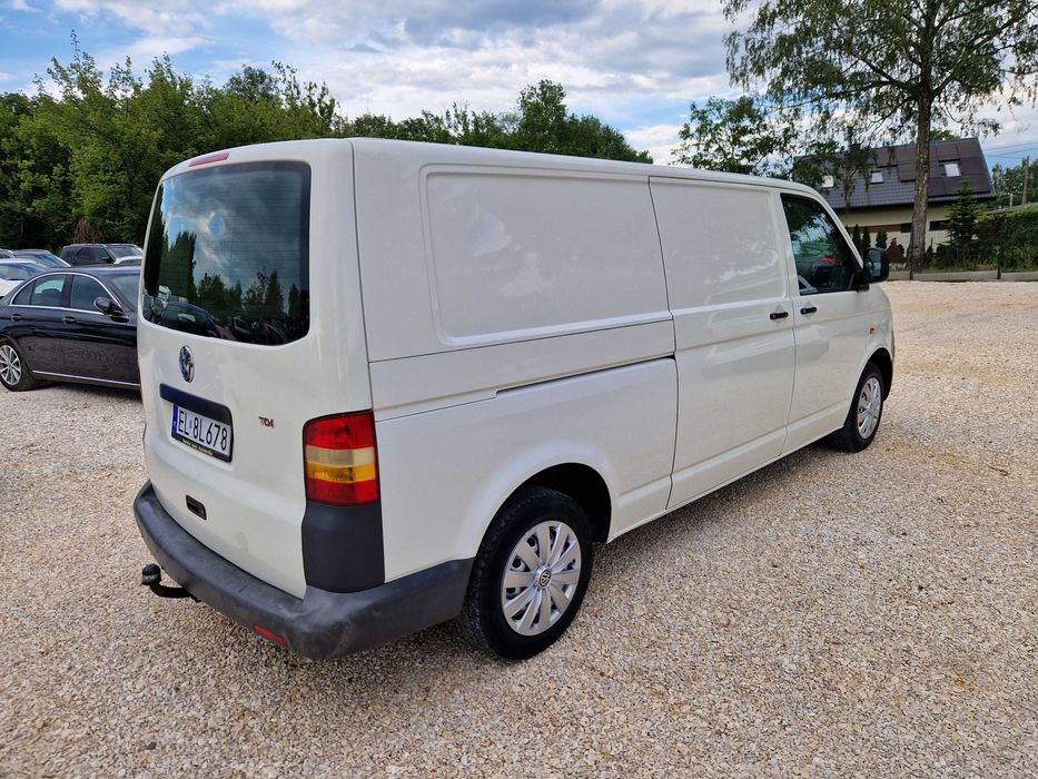 Bus VW Transporter T5 Long HAK 3 osob Wynajem Wypożyczalnia Łódź Górna