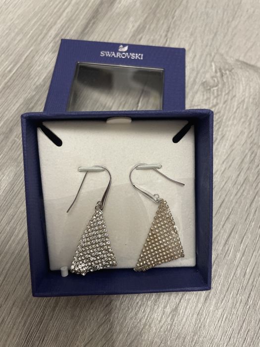 Swarovski brincos fluidos