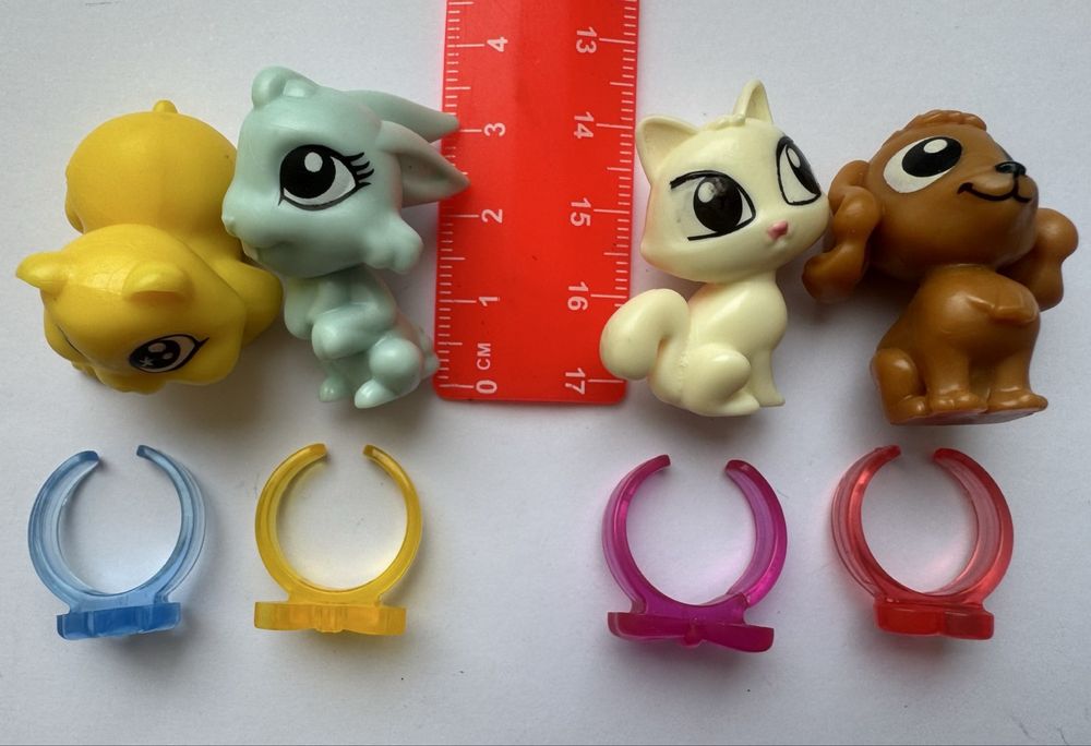 Серия киндер сюрприз Животные с колечками FASHION PETS (2015)