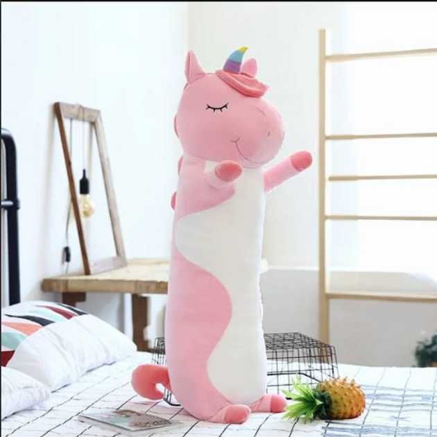 Мягкая игрушка "Единорог Обнимашка" 110 см – уютный и нежный друг