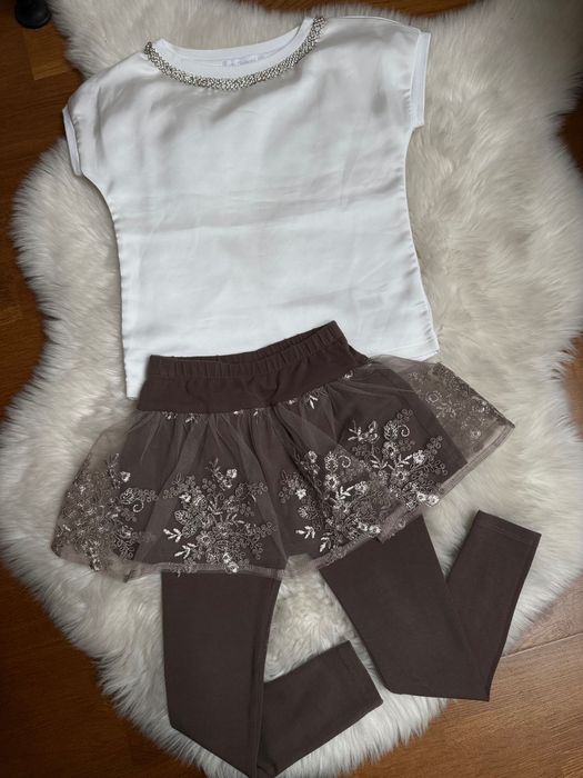 Zestaw legginsy Nala handmade i bluzeczki