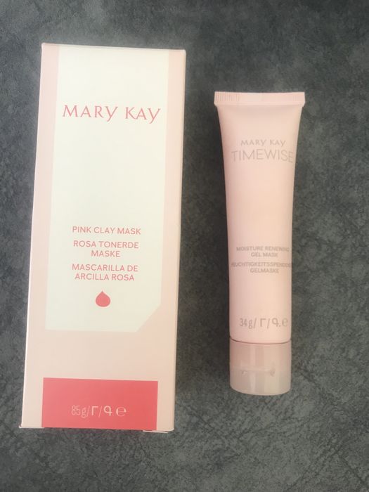 Зволожувальна маска-гель timewise, маска з рожевою глиною mary kay