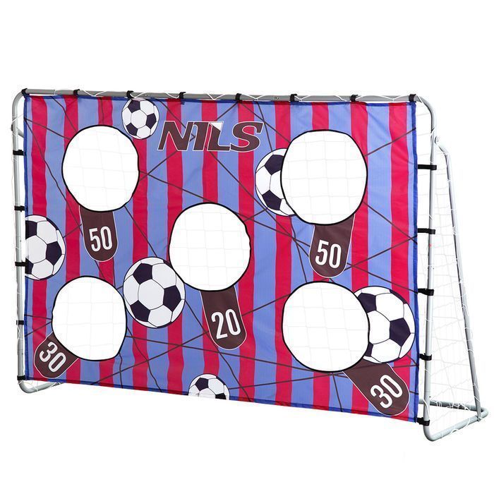 nt7788 2w1 bramka z siatką i panelem do celowania 215x150cm nils