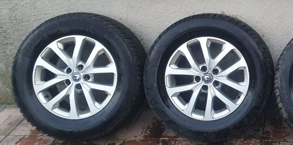Alufelgi Renault oryginalne + opony zimowe 235/65 R17