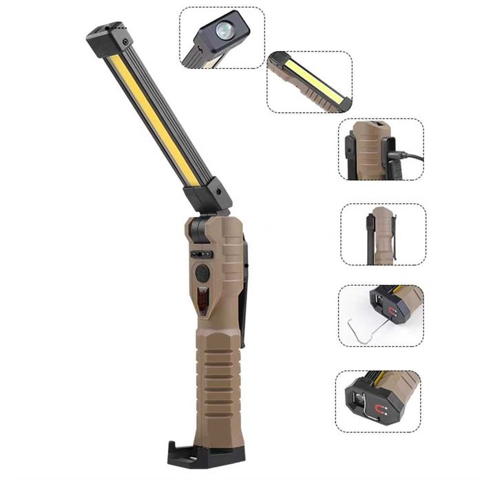 Luz de Trabalho c/ Base Magnética