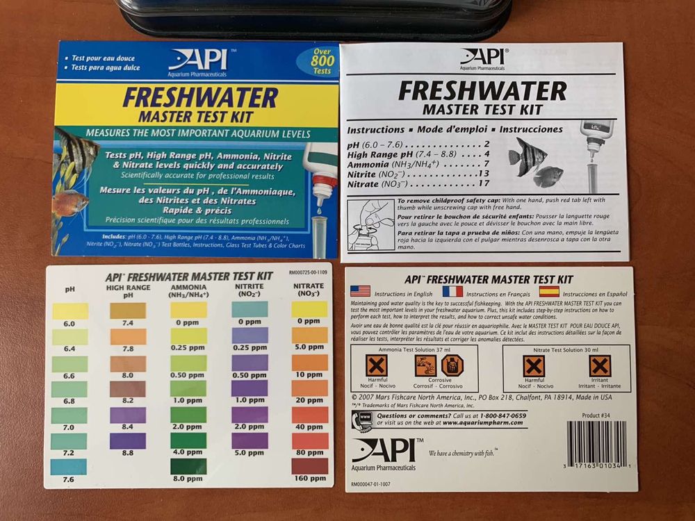 API Freshwater Master Test Kit, набір тестів доя акваріуму