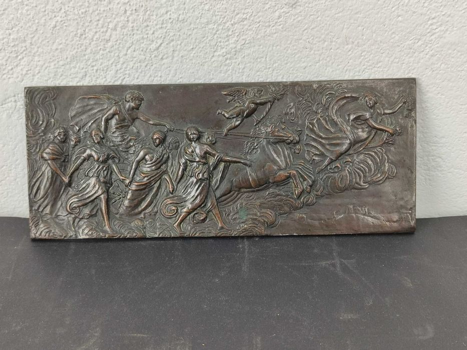 Placa em estanho cobreado