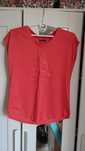 Malinowa koszulka T-shirt Reebok, rozmiar S