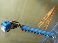 Model WSI 1:50 Siefert MAN TGA 41.660 XXL + Scheuerle + Ładunek