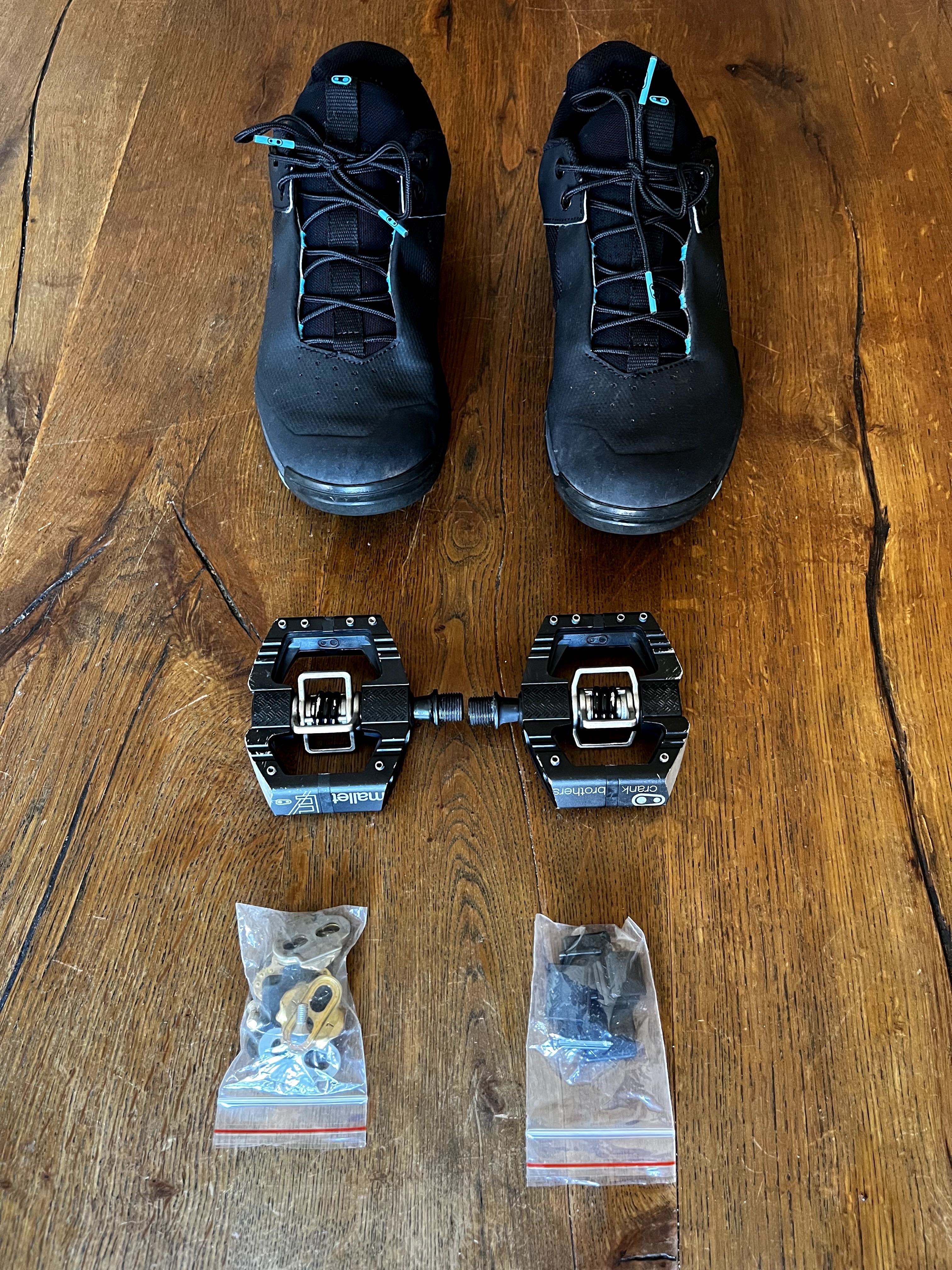 Crankbrothers Mallet Enduro Lace CLIP-IN Shoes + Mallet  Pedals