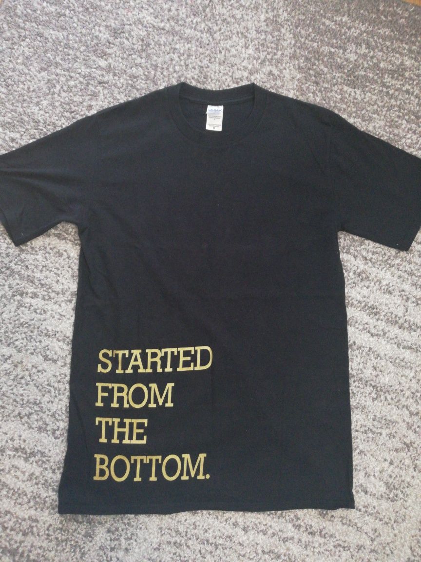 Started From The Bottom Sowa koszulka t-shirt męski czarny rozmiar M