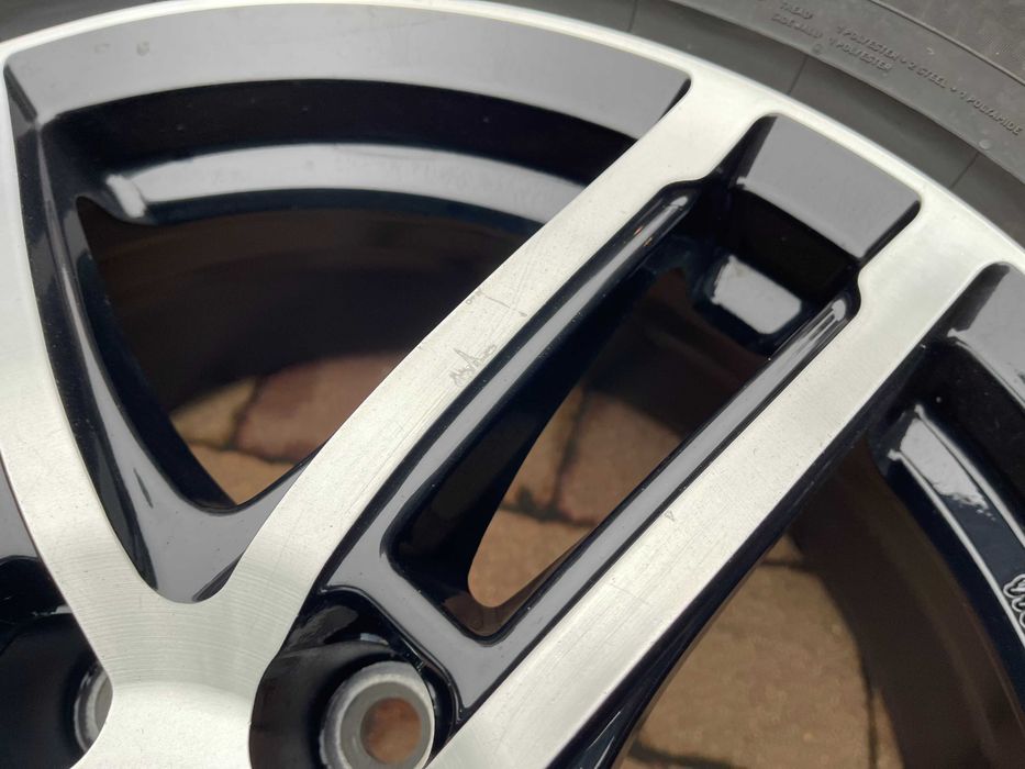 3645. Alufelgi 17" 5x108 Ford Smax Focus Volvo 7J ET40.5 czarne proste