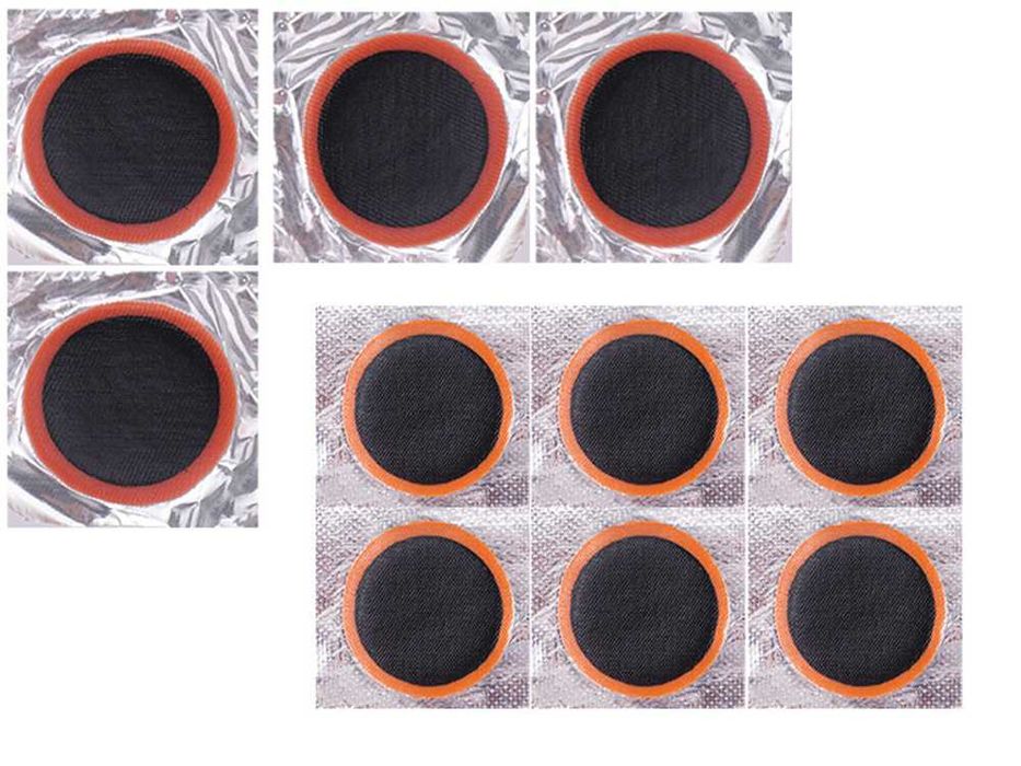 Zestaw naprawczy do opon rowerowy łatki klej wielorazowy do dętek