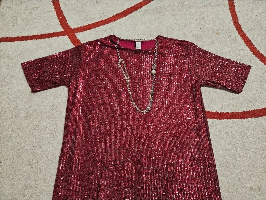 Vestido brilhantes bordeaux (TU) New Collection - novo (oferta fio)

V