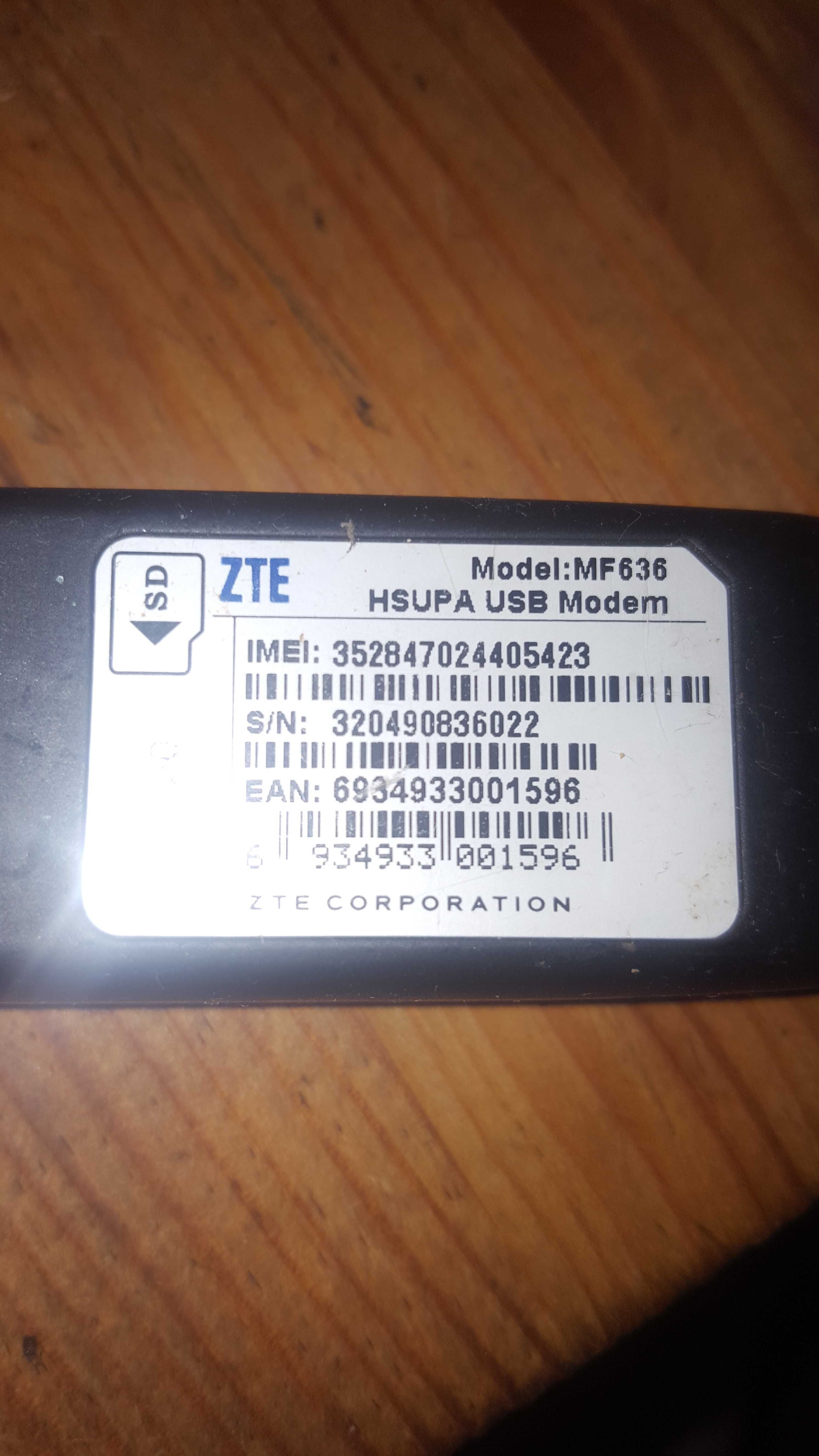 Usb zte modem.sem tampa