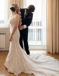 Suknia ślubna Justin Alexander Lillian West 66183 + halka z kołem