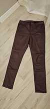 Spodnie burgundowe woskowane rozm. 40