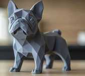 Estátua de Bulldog Francês - Impressão 3D