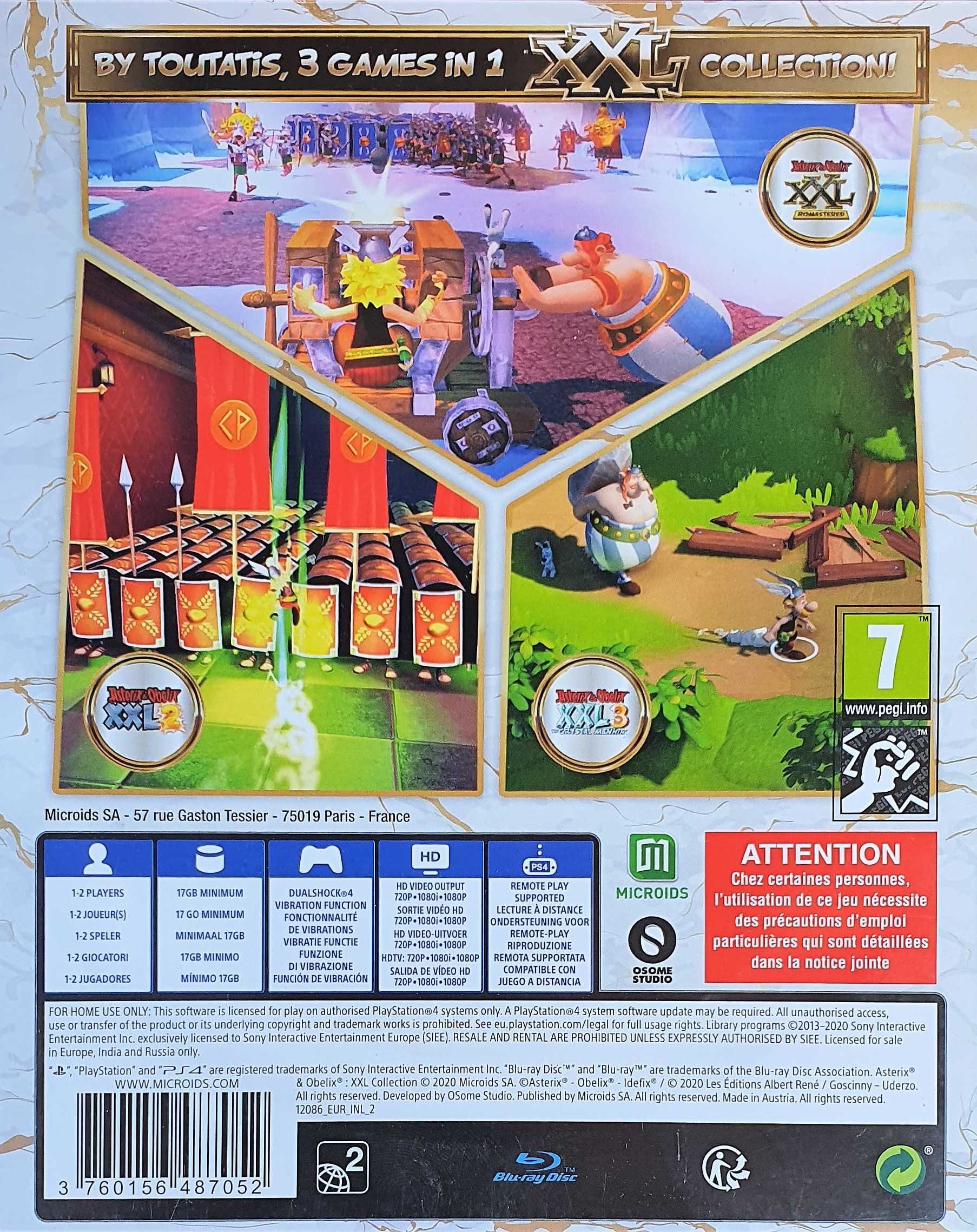 Asterix & Obelix XXL Collection Playstation 4 PS4 PS5 Sklep Multigames