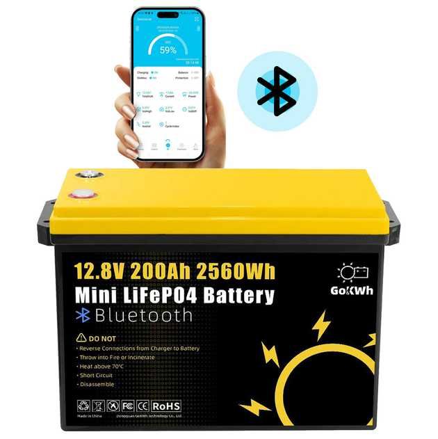 Акумуляторна батарея GoKWh LiFePo4 12,8v 200Ah