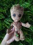Disney Marvel Groot Floppy Plush Soft Toy,Green,25cm