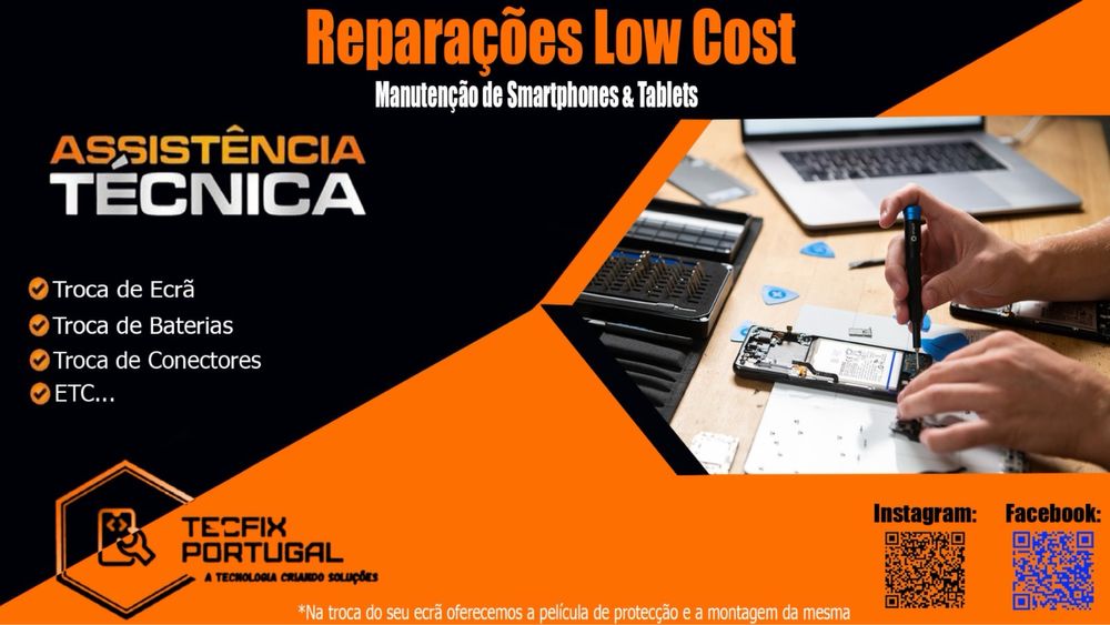 Reparação de Telemóveis & Tablets - Low Cost