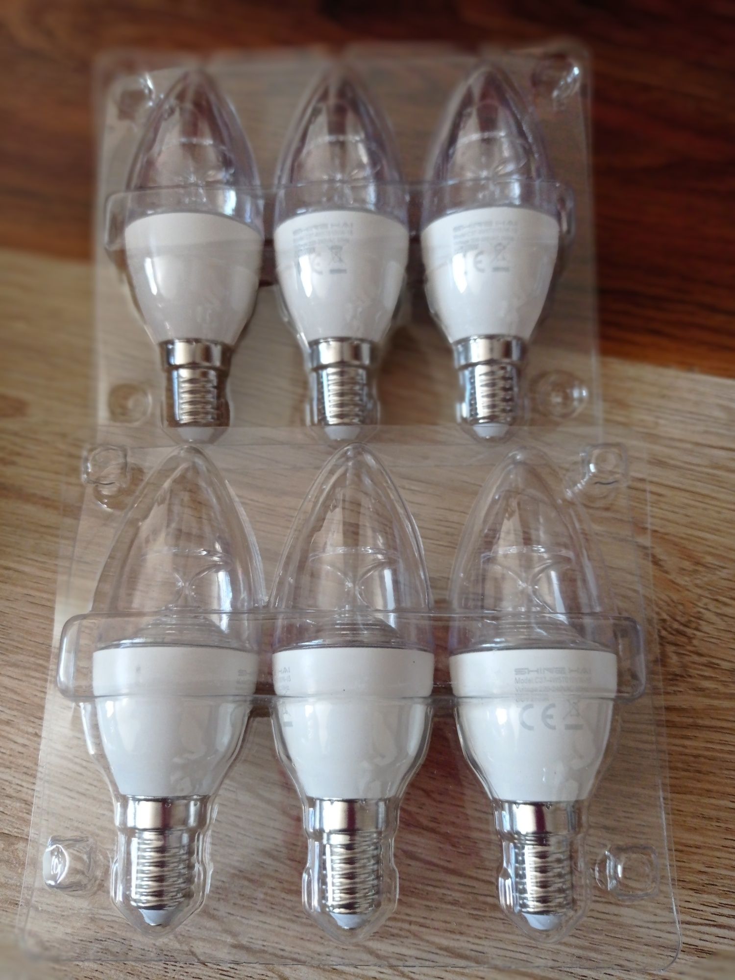 Світлодіодні лампи SHINE HAI SES E14, світлодіодні лампи-свічки, еквів