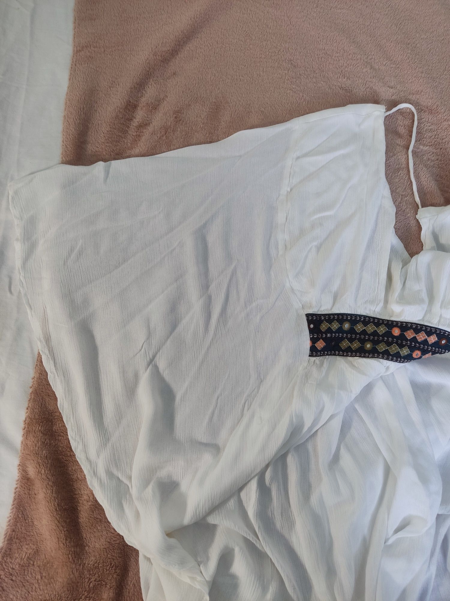 Vestido natura branco