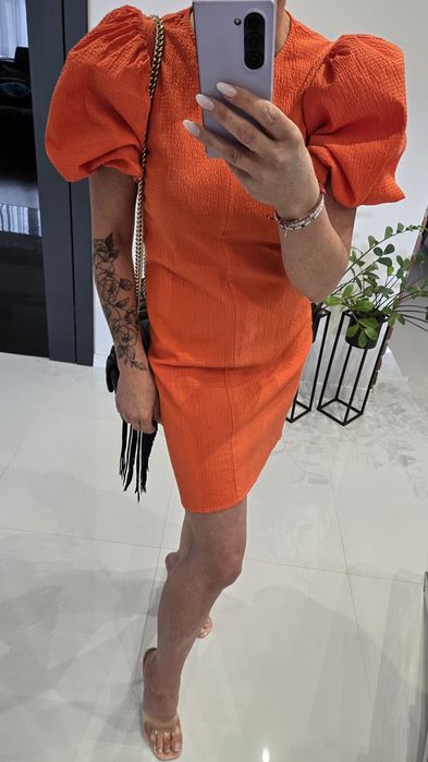 Sukienka Just Female Brisk dress bufiaste rekawy 36 38