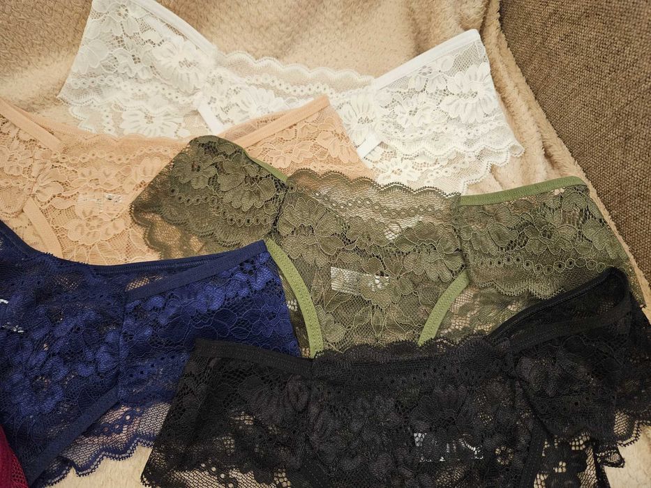 Majtki koronkowe zestaw 6szt