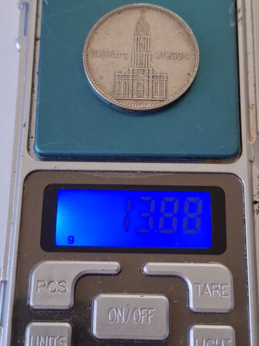 Moneta srebrna 5 marek