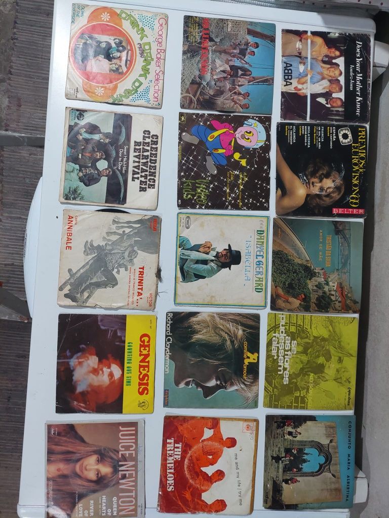 Discos de vinil pequenos