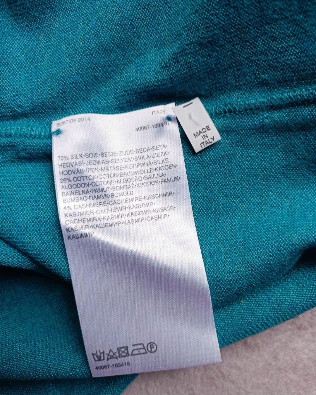Sweter jedwab + kaszmir C&A premium