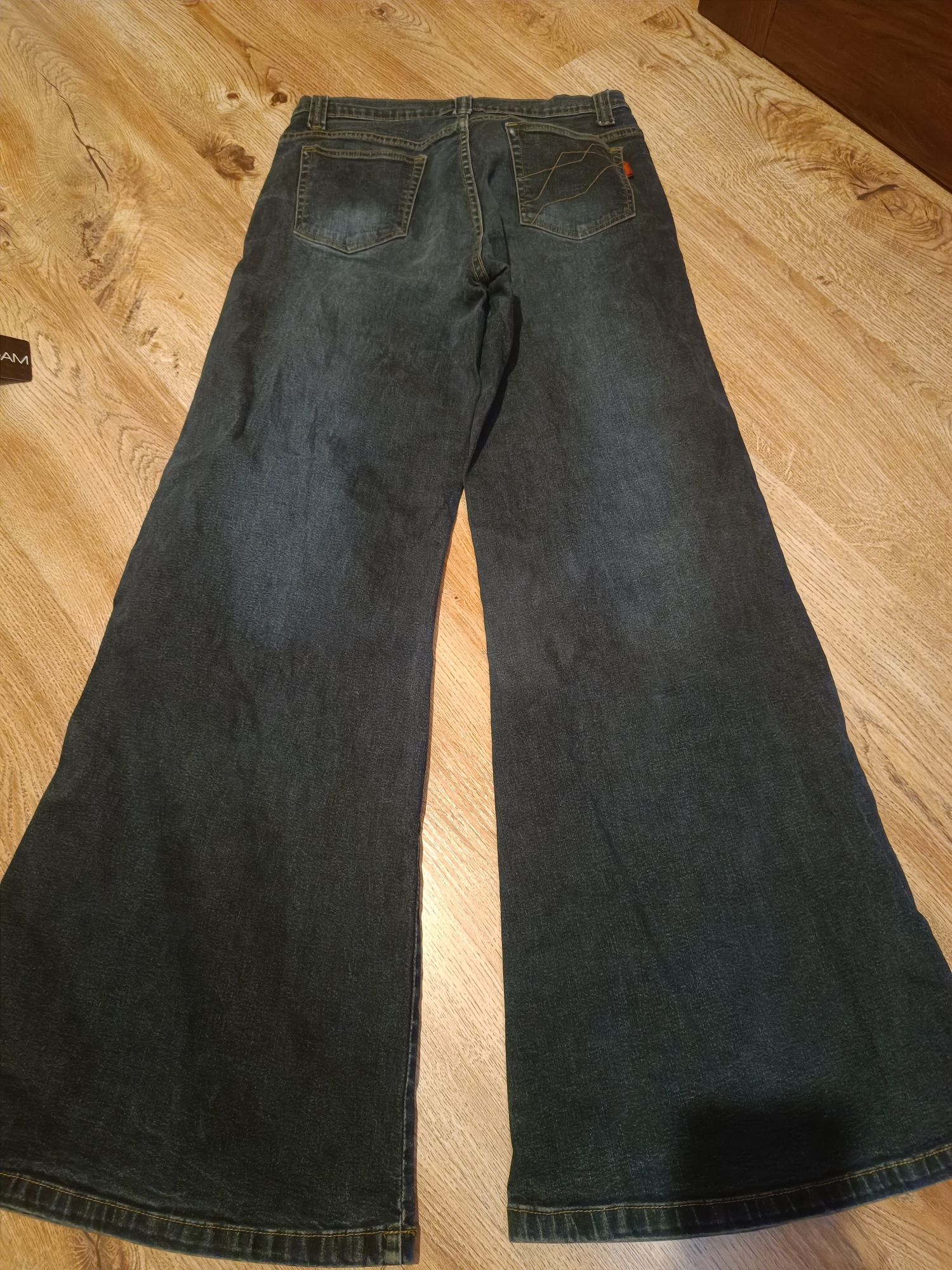 Mega szerokie dzwony Casual jeans Twister