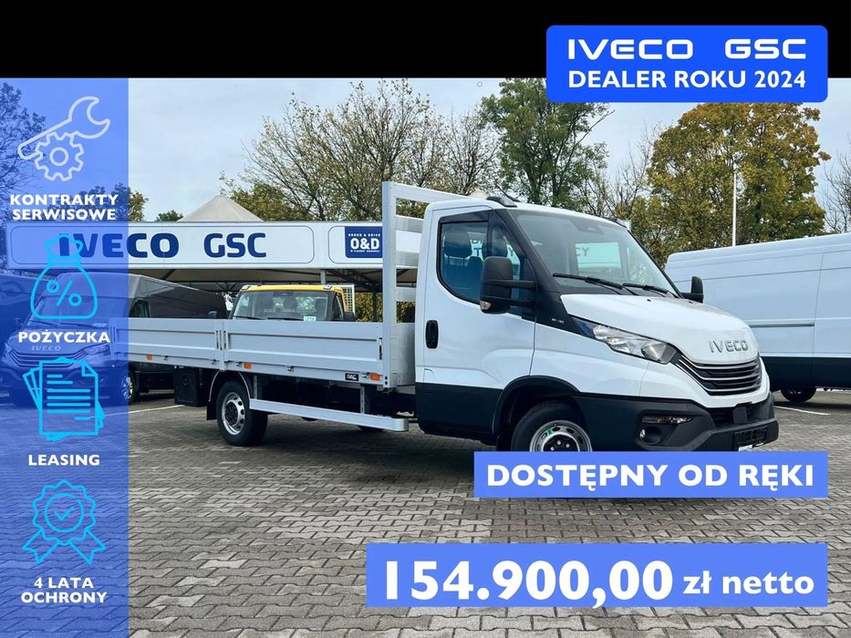 Iveco 35S16H3.0 DIesel 160 KM MT6 Skrzynia otwarta GSC! HIT!  Iveco Daily 3.0 Manual Super Cena, Duża Skrzynia! Praktyczna Zabudowa!