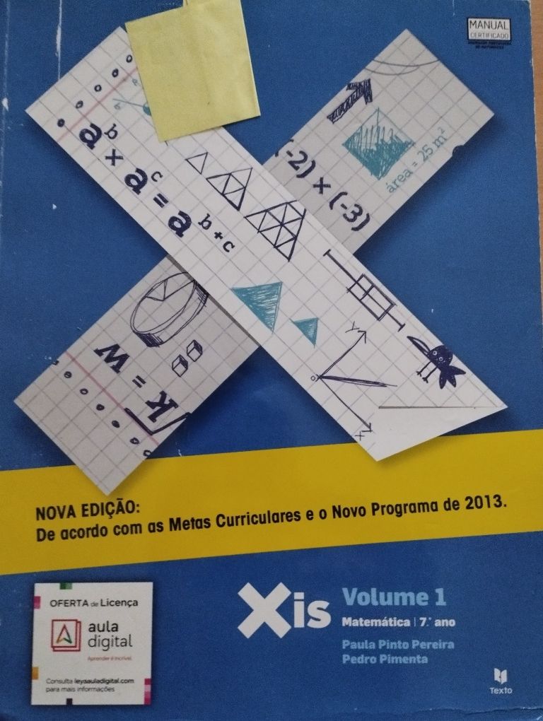 Livro matemática Xis 7 Vol. 1
