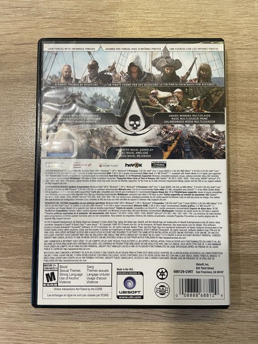 Ліцензійний диск Assassin’s Creed 4 Black Flag