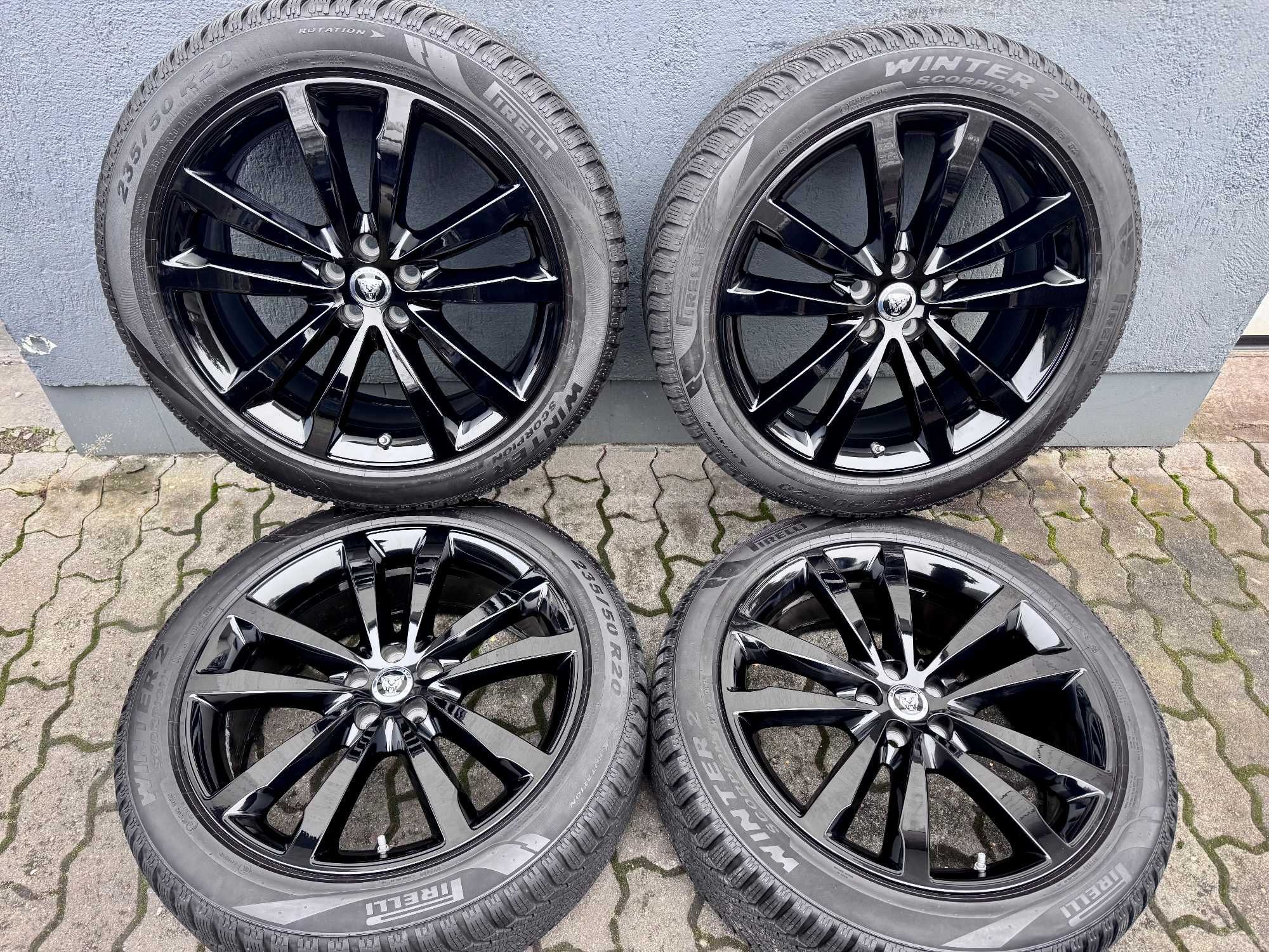 Alufelgi Jaguar E-Pace Oryginalne Czarne 20 Zimowe + Czujniki 2023