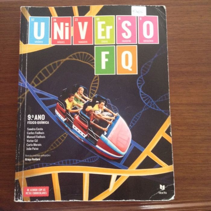 Universo FQ - livro 9º ano - fisico-quimica