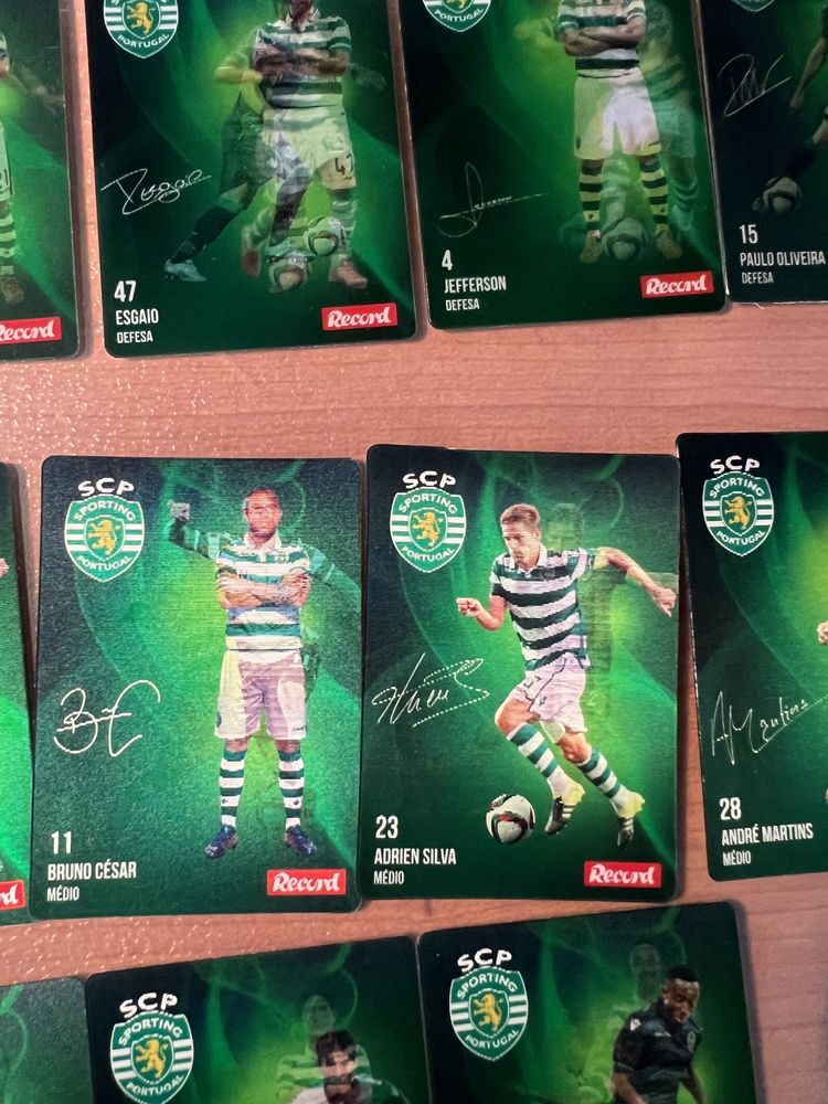 Cartas de coleção Sporting 2015/2016