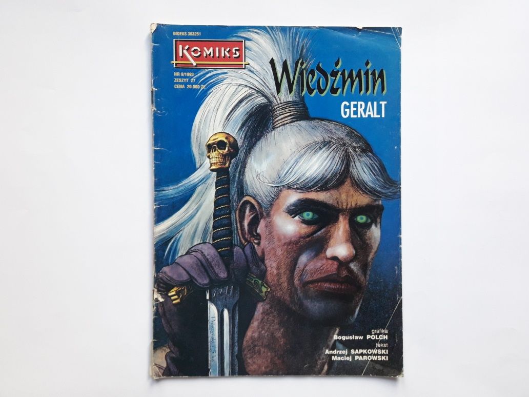 Komiks 9/1993 Wiedźmin Geralt Andrzej Sapkowski Bogusław Polch