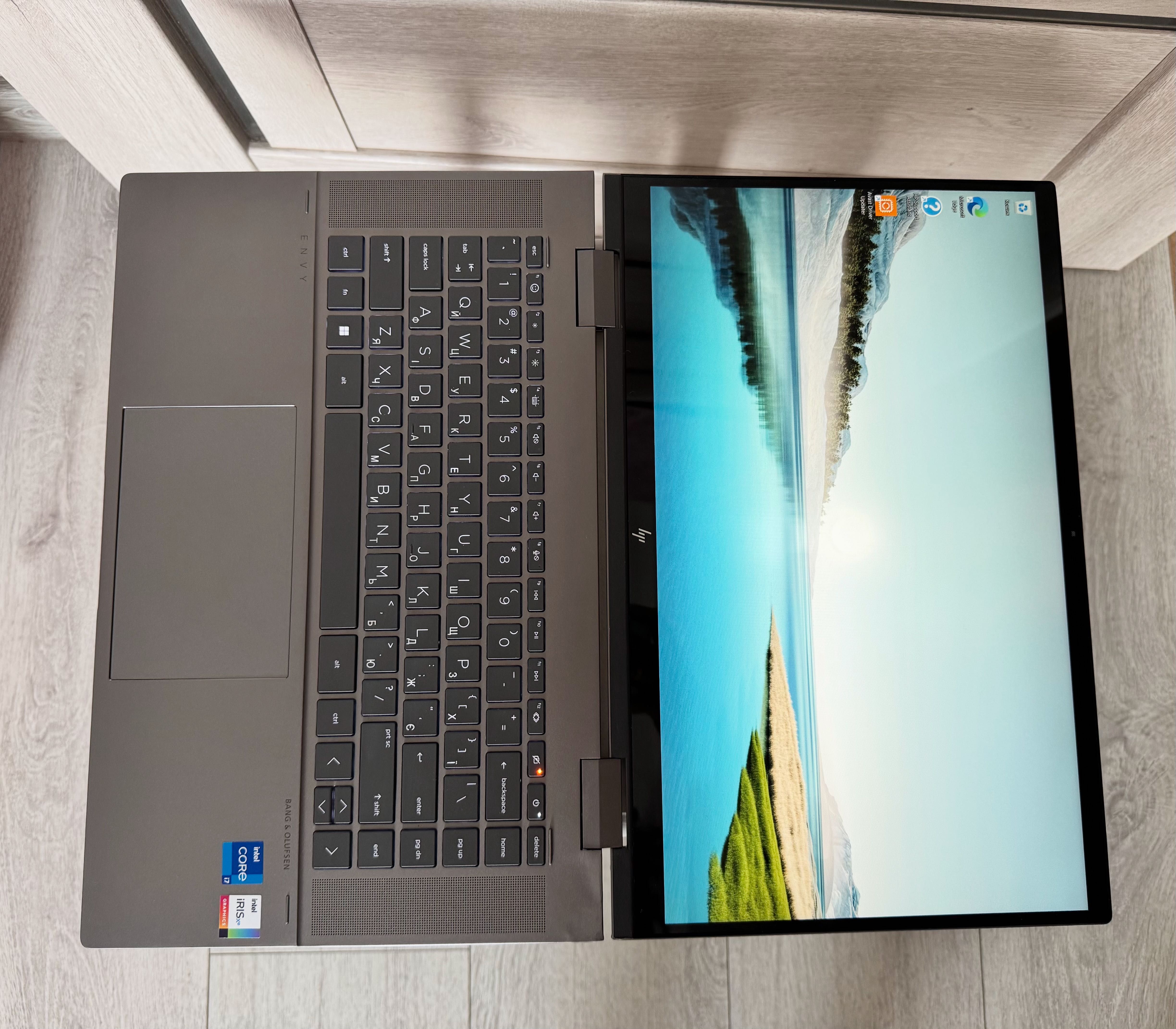 Ноутбук hp envy x360 ew1082wm i7 13gen ips ssd ddr4-3200 win11