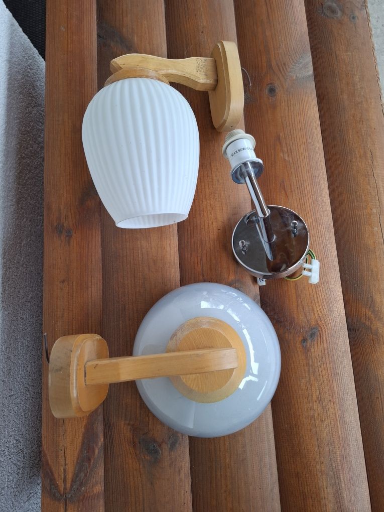 Lampy kinkiety z czasów PRL